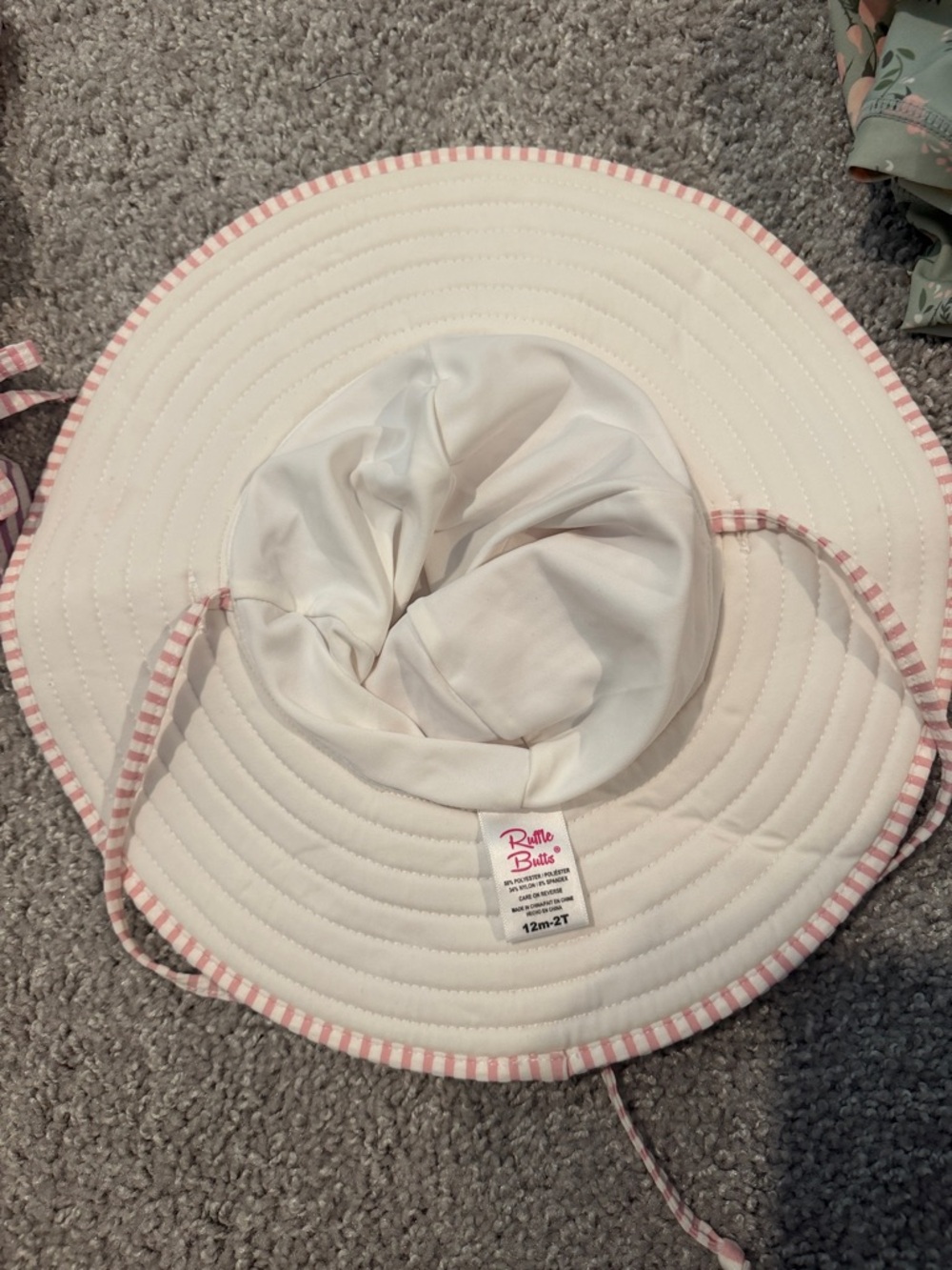 RuffleButts 18-24 Swim Tea Roses - Picture 5 of 5